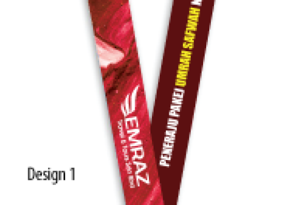 Merchandise Design | Umrah Lanyard 1